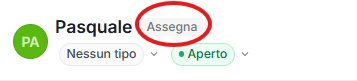 Utente non assegnato